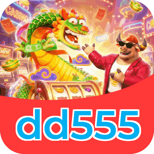 Interface do aplicativo dd555 mostrando jogos disponíveis no iOS e Android